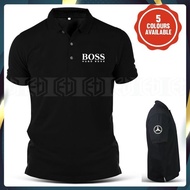 B055 Mercedes Baju Cotton Golf Sulam Casual XS-7XL Polo T Shirt T-Shirt Tee Sportswear Pakaian Unise