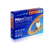 Nexgard Spectra Chews for Dogs 2.3-5kg