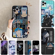 iPhone 12 13 Mini 12 Pro Max 13 14 Pro Max 14 Plus 17 air Q13 Manga Goddess Soft black phone case