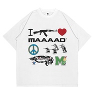 PEACE AND CHAOS GRAPHIC TEE COMBED PREMIUM 24s