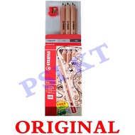 STABILO TRIO TRIANGULAR JUMBO PENCIL HB ART NO : 362HB6P1 / BOX ( 6 PCS )