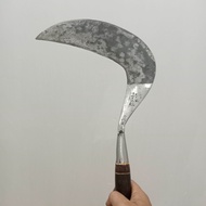 sabit rumput bahan baja asli tembus sepuhan tua