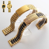Radar Rado Watch Strap Steel Band Men Women Stainless Steel Stainless Steel Bracelet Butterfly Buckl