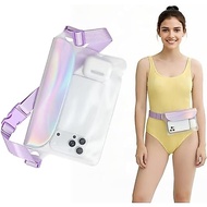 IP68 Waterproof Phone Pouch Case Three-Layer Seal for iPhone 17 16 Pro Max/15/14, IP68 Travel Cellph