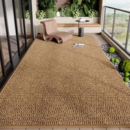 Imitation Sisal Balcony Tatami Mat Sunscreen Floor Mat Large Area Full Leisure Area Mat Bay Window C