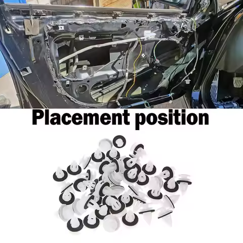 50pcs Door Panel Retainers Clips Practical Car Door Panel Buckle Interior Decoration for BMW E81 E82