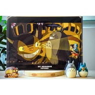 Authentic 3-Piece Totoro A4 Files - 3 Iconic Scenes - Original from Japan - Acrylic L-shaped Files