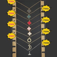 (F)Fashion Stainless Steel Necklace Korean Style For Women Gold Silver Shipped From Thailand