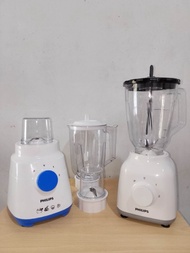NEW ARRIVAL Philips HR2106 Blender Philips - Gelas Plastik - 6 Mata Pisau Anti Karat