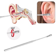 Portable Ear Wax Removal / Stainless Steel Spiral Ear Cleaning / Multipurpose Ear Care Beauty Tools 
