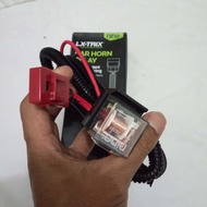 RELAY 9NINE LUMINOS MOTOR MOBIL 80A KAKI 4 KLAKSON ALARM LAMPU UTAMA