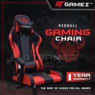 Kerusi Gaming Chair Racing Chair with Ergonomic Backrest and Height Adjustment + Pillows Recliner Swivel GMZ-GC-YG-721