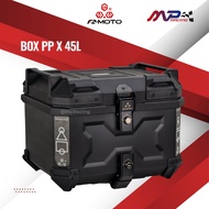 F2-MOTO Top Box PREMIUM PP 45L Triple Black / Universal box