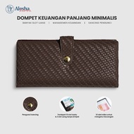 AZ.BAGSTORE 630 LONG BUTTON WALLET BUDGETING WALLET/ Wanita SAVING WALLET/