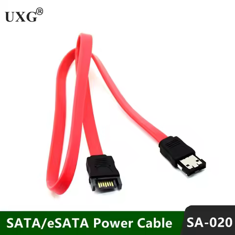 The best quality 40cm PS3 hard drive SATA 7P male-esata ESATA 7P female extender extension cable 0.4