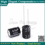 20PCS 400V 6.8UF 6.8UF 400V Electrolytic Capacitor 400 V / 6.8 UF Size 10*13MM A