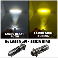 H6 Laser LED Headlights Far Near White Yellow Plus Senja H6 Laser Plus Headlights Senja