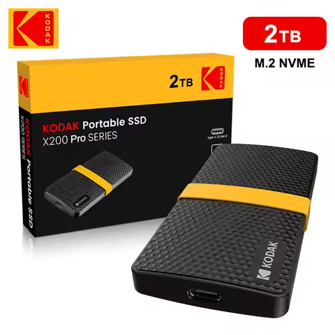 Kodak Portable SSD Type-C USB3.1 Mobile External Solid State Drive PSSD 256GB 512GB 1TB 2TB for Lapt