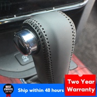 Leather Car Gear Head Shift Knob Cover Gear Collars for Honda Vezel HRV HR-V 2014 - 2022 Interior Accessories