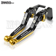อุปกรณ์เสริมรถจักรยานยนต์สำหรับ HONDA CLICK 160 ABS / STD / CBS ปรับได้ขยายอลูมิเนียมโลหะผสมเลเวอร์เ