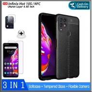 Case Infinix Hot 10S / NFC Soft Case Free Tempered Glass