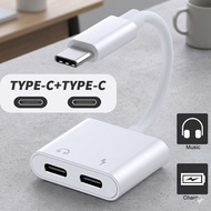 2-in-1 USB-C to 3.5mm Audio Charging Splitter for Samsung Galaxy S25 S24 Ultra Series Hub Pro X Max