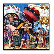 One Piece Family Portrait Cross Stitch Precise Printing diy Decompression Cross Stitch Set 2023 New Style