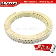 500PCS 0805 smd capacitor ceramic 1PF-10UF 20PF 220PF 330PF 680PF 4.7NF 22NF 33NF 10NF 100NF 1UF