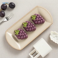 VA Plastic Mooncake Mold with 3D Grape Stamp, 25g/50g Cookie Cutter for DIY Baking, Mid-Autumn Festi