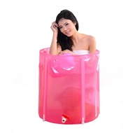 Portable Thick Plastic Bath Tub Adult Jacuzzi Warm