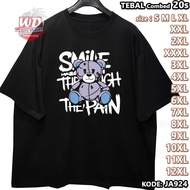 SMILE T-SHIRTS BIG SIZE CODE JA924 JUMBO 2XL 3XL 4XL 5XL 6XL 7XL 8XL 9XL 10XL 11XL 12XL