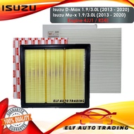 Combo Engine Air Filter and Cabin Filter for Isuzu D-Max / Mu-x 1.9L / 3.0L - 4JJ1 / RZ4E