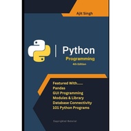 Python Programming 4th edition by Singh A