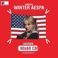 American Kpop Flag American Flag winter aespa idol