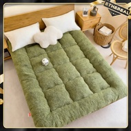 Tilam Thicker Lamb plush Mattress Lipat Single/Queen/ King Foldable Mattress Dual Purpose Tatami Mat