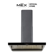 MEX รุ่น K639BFDG90 เครื่องดูดควันกระโจมทรงกล่องระบบสัมผัส ขนาด 90 ซม. (สี Dark Metallic Grey)