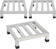 Dunnage Rack 13.8" L x 13.8" W x 4.3" H, Stainless Steel Dunnage Rack Large Capacity Storage Commerc