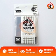 Sultan Sleeve 50M 63.5mm X 88mm (66 X 91) - Onyx (Standard) 100ct - Eien Toys