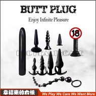 10 in 1 Silicone Butt Plug for Men Woman Adult Sex Toy Alat sek