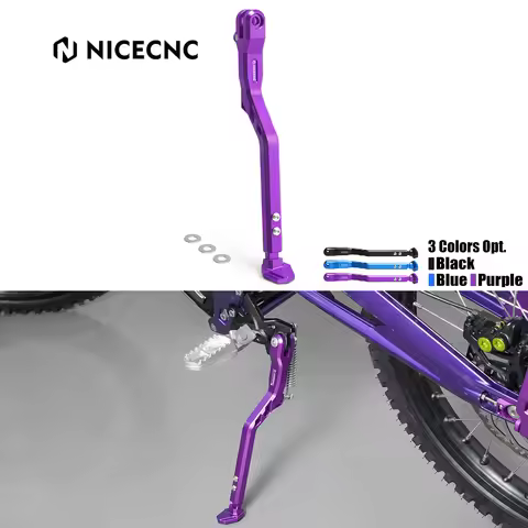 NICECNC For Surron Light Bee X S L1E For Segway X160 X260 Motocross 8-32MM Adjustable Side Stand Kic