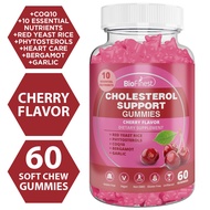 Biofinest Cholesterol Support Gummies – Red Yeast Rice Phytosterols Bergamot Garlic Heart Health Bal