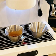 日本FS304不銹鋼量杯帶嘴濃縮咖啡盎司杯咖啡杯家用萃取杯帶刻度