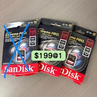 現貨清貨 SanDisk 128GB Extreme PRO 170mb/s SDXC Card SD卡 記憶卡 相機 DSLR 電腦 (SDSDXXY-128GB)