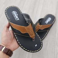 CHÀO SÀN 69K Dép Kẹp Nam Da NDK Cao Cấp Kiểu Phối Đặc Biệt May Quai Chắc Chắn N.KST