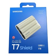 Samsung 1TB T7 Shield USB-C Portable SSD (Beige) for iPhone 16/15 Pro, PC, Mac, Android