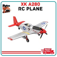 WLtoys XK A280 RC Airplane P51 Fighter Simulator 2.4G 3D6G Mode Aircraft with LED Searchlight Plane