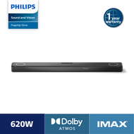 Philips TAFB1/98 Fidelio Soundbar 7.1.2 with integrated subwoofer | 620Watt output | DTS Play-Fi | Dolby Atmos | Apple Airplay 2