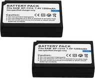 BP-1310 Replacement Camera Battery 7.4V 1200mAh for Samsung NX11 NX20 NX5 NX10 NX100 Camera