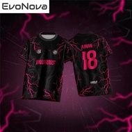 EvoNova JERSEY COLLAR ANIME Fresh Design Sublimation T-shirt Jersey Baju Lelaki Geisha Home Thailand