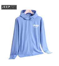 JEEP SPIRIT 1941ชุดกันแดดสำหรับทั้งหญิงและชายป้องกันรังสียูวีเสื้อกันลมมีหมวกผ้าคลุมไหล่ระบายอากาศน้